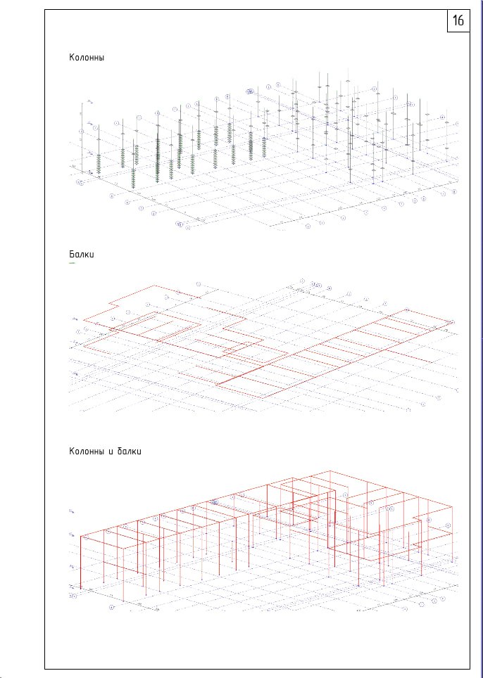 Calculation of reinforced concrete structures of a residential building